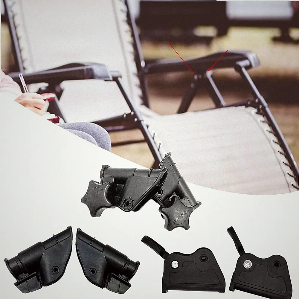 2Pcs Locking Latch Hinges for Home Use 20mm/0.79in Tube Foldable Recliners