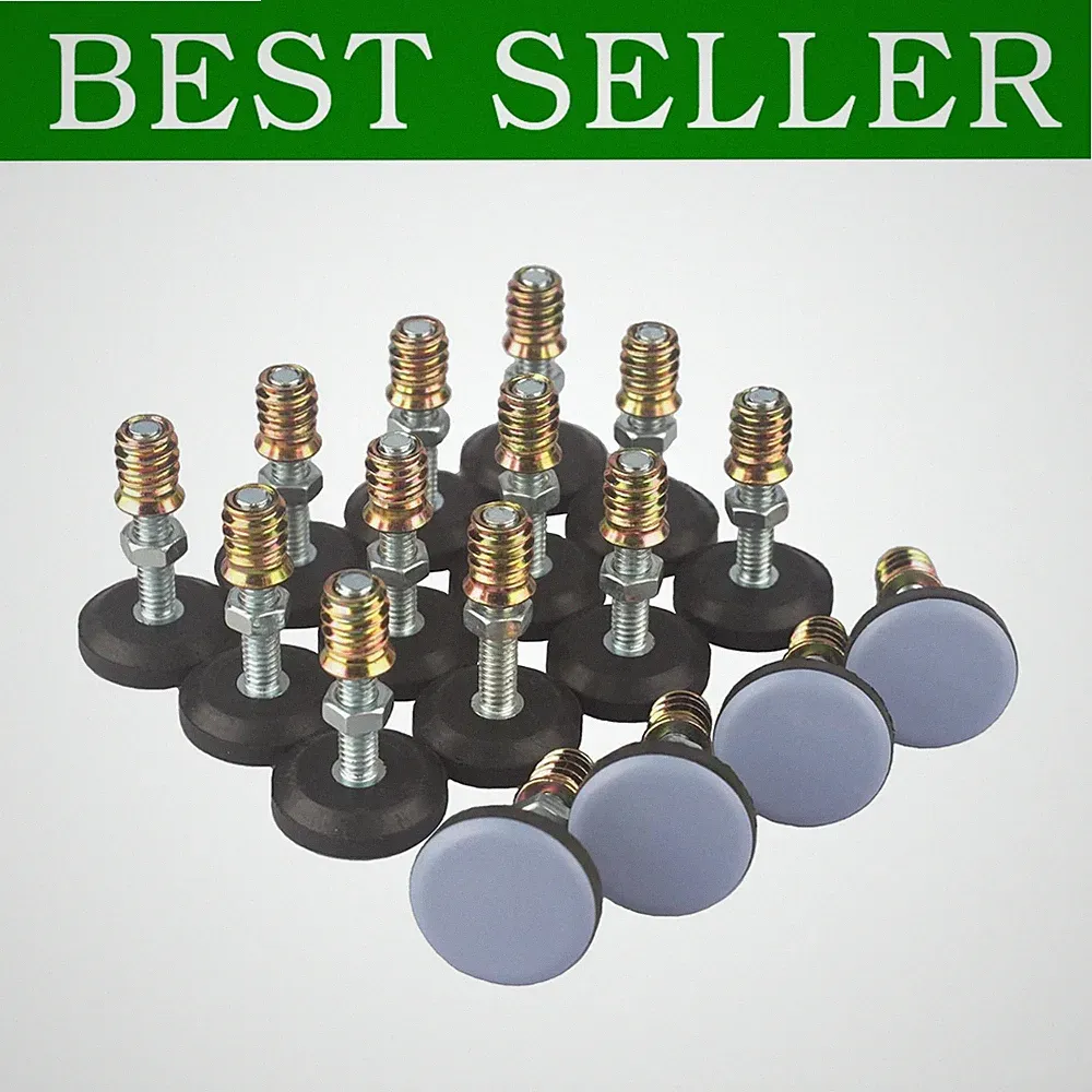 Adjustable Furniture Leveling Legs - 1/4-20 Threaded Shank