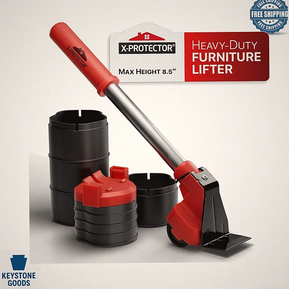 Adjustable Furniture Lifter - Easy 660 lbs Heavy Furniture Jack
