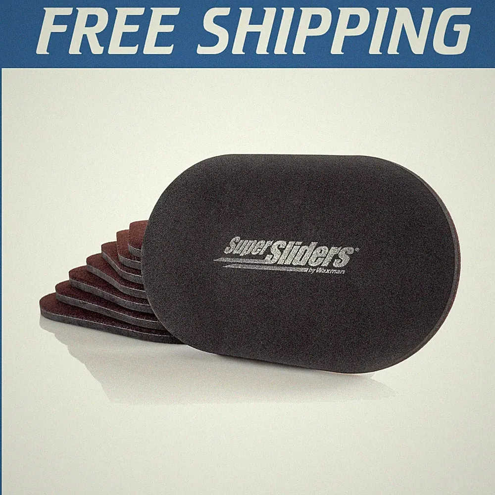 Furniture Gliders 8 Pack - Heavy Duty Felt Floor Protectors