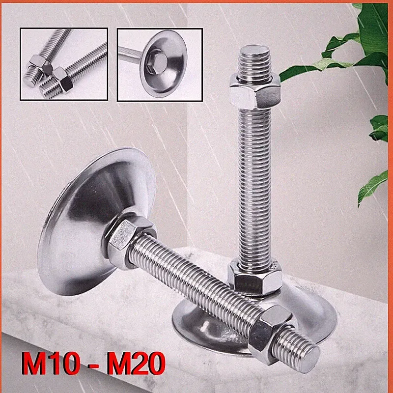 Heavy Adjustable Levelling Feet Adjustable Base Stainless Steel Machine Foot