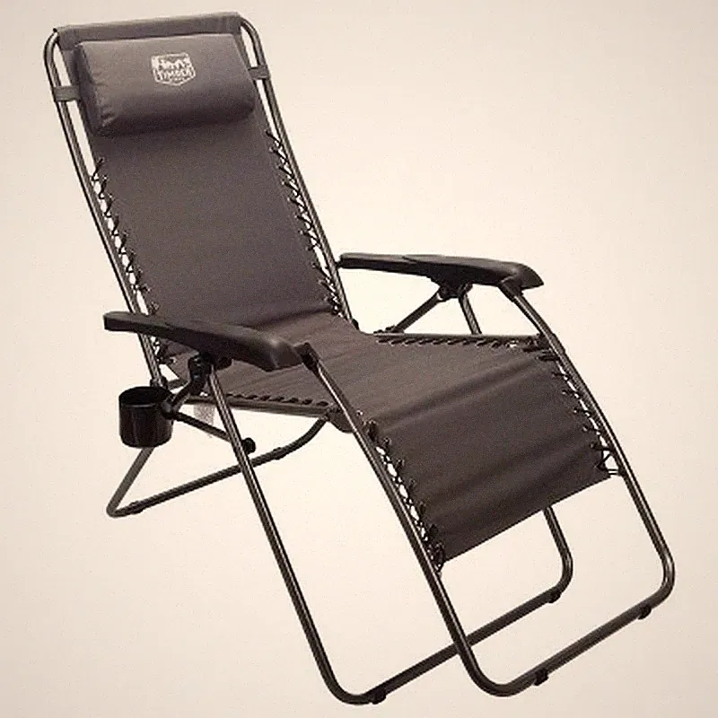 Zero Gravity Locking Outdoor Patio Sun Lounger Recline